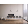 Consolle allungabile Tecno Premium 90x40/300 cm antracite