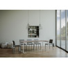 Consolle allungabile Tecno Small 90x40/196 cm bianco