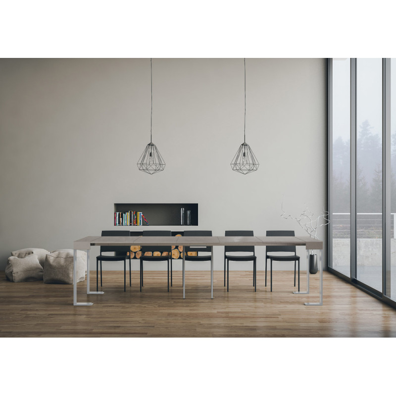 Consolle allungabile Tecno 90x40/300 cm bianco