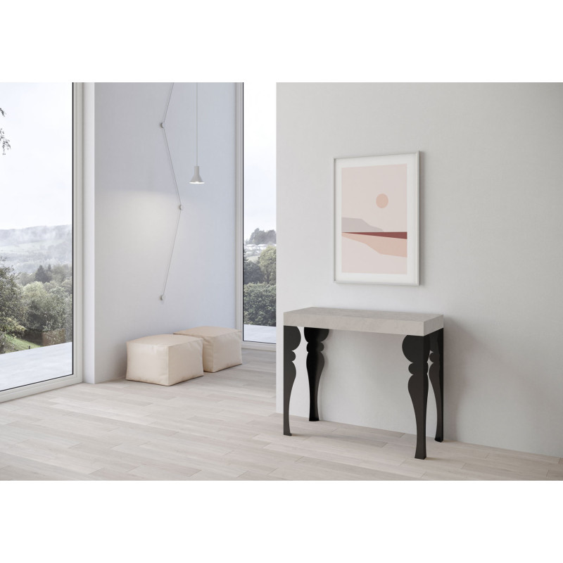 Consolle allungabile Paxon Small 90x40/196 cm antracite