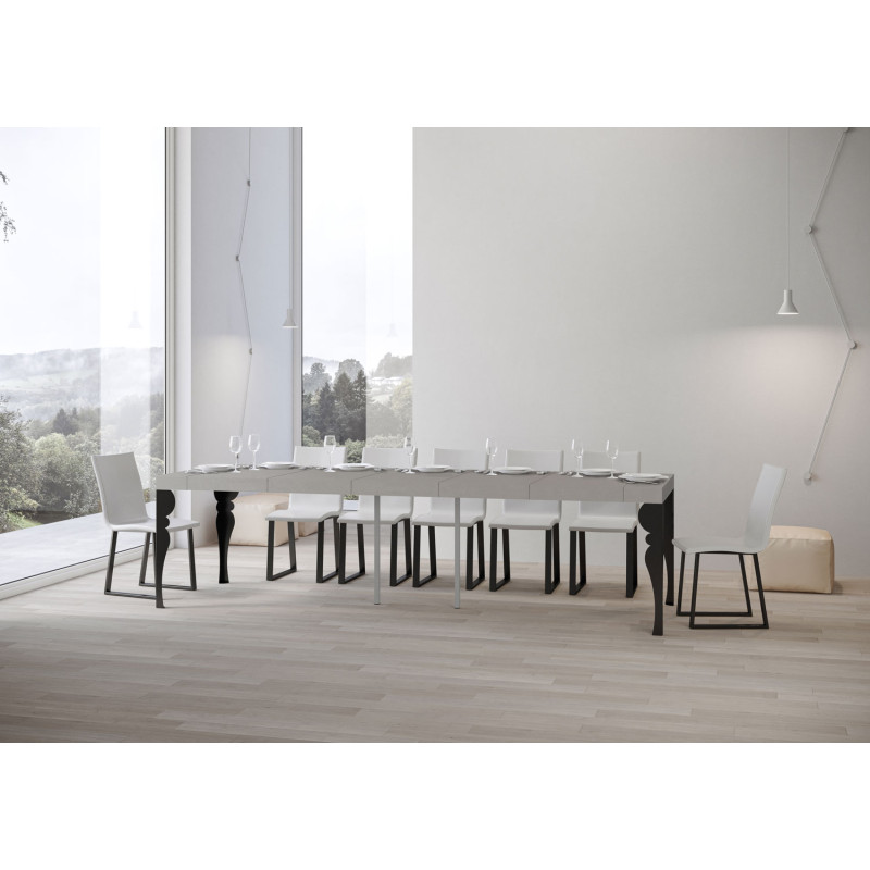 Consolle allungabile Paxon Premium 90x40/300 cm antracite
