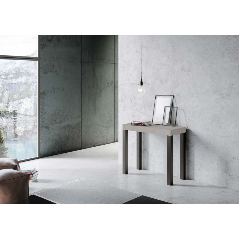 Consolle allungabile Everyday 90x40/300 cm antracite