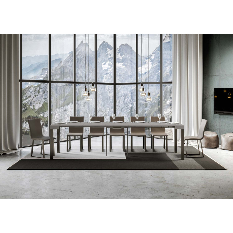 Consolle allungabile Everyday 90x40/300 cm antracite