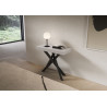 Consolle allungabile 90x40/196 cm Saki Small telaio Antracite