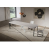 Consolle allungabile 90x40/300 cm Saki Premium telaio Bianche