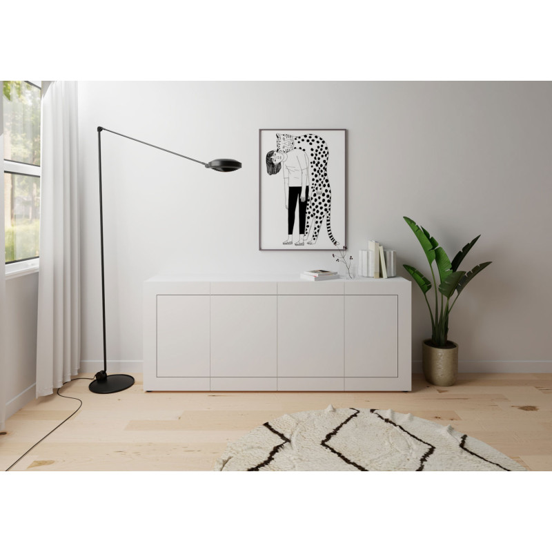 Madia moderna 4 ante 200x40x83,5 cm Elios