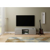 Porta TV moderno 2 ante con vano a giorno 150x40x40 cm Elios