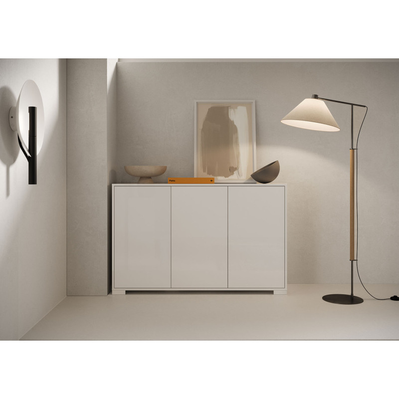 Madia moderna 3 ante 130x40x83 cm Lumina