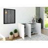 Madia moderna 3 ante 130x40x83 cm Lumina