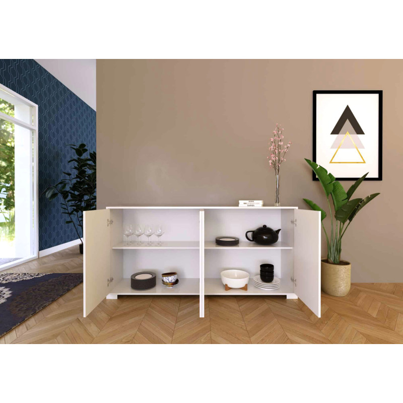 Madia moderna 4 ante 172x40x83 cm Lumina