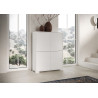 Credenza alta moderna 4 ante 90x35x120 cm Lumina
