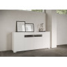 Madia moderna 4 ante 174x40x81 cm Riflesso