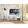 Porta TV moderno 3 ante 130x40x40 cm Riflesso