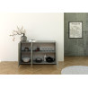 Madia moderna 3 ante 130x40x81 cm Riflesso