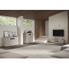 Madia moderna 3 ante 130x40x81 cm Riflesso