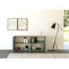Madia moderna 4 ante 174x40x81 cm Riflesso