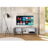 Porta TV moderno 3 ante 130x40x40 cm Riflesso