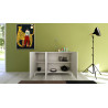 Madia moderna 3 ante 130x40x84 cm Solaria