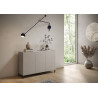 Madia moderna 3 ante 130x40x84 cm Solaria