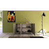 Madia moderna 3 ante 130x40x84 cm Solaria