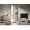Madia moderna 3 ante 130x40x84 cm Solaria