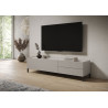 Porta TV moderno 1 ribalta/2 cassetti 160x42x40 cm Solaria