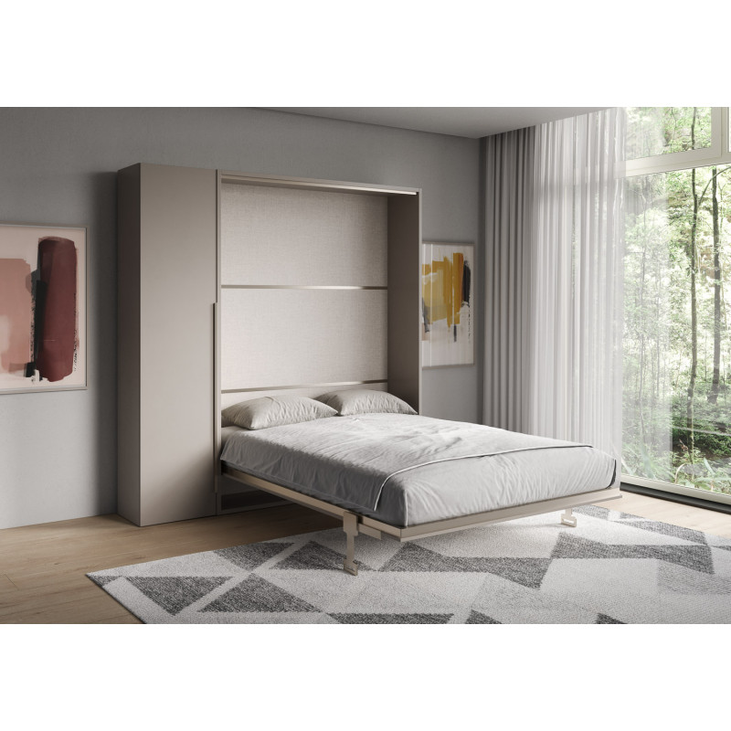 Letto matrimoniale a scomparsa 160 Versia con armadio 1 anta sx