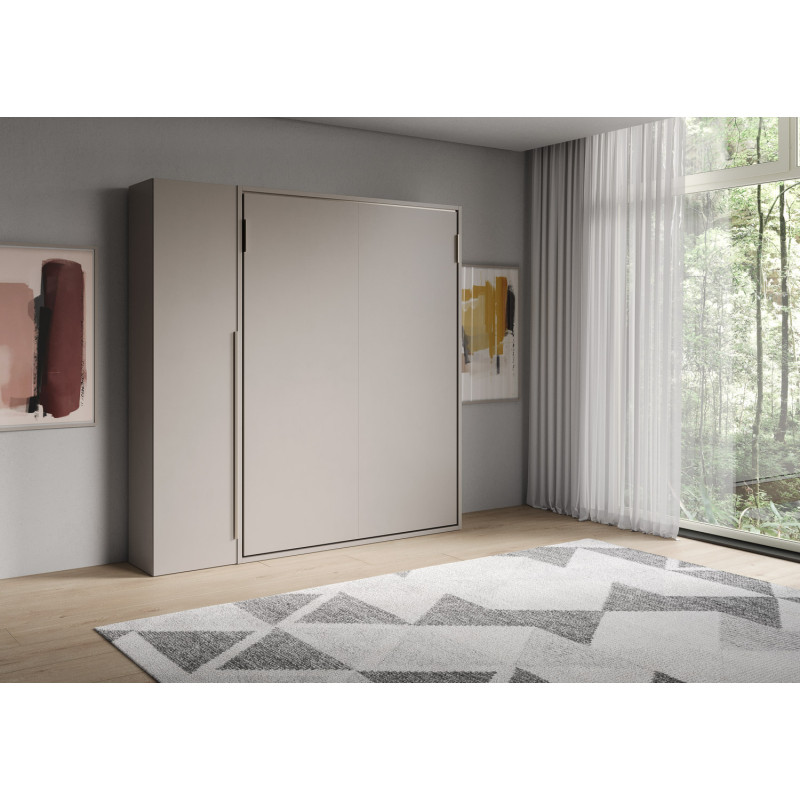 Letto matrimoniale a scomparsa 160 Versia con armadio 1 anta dx