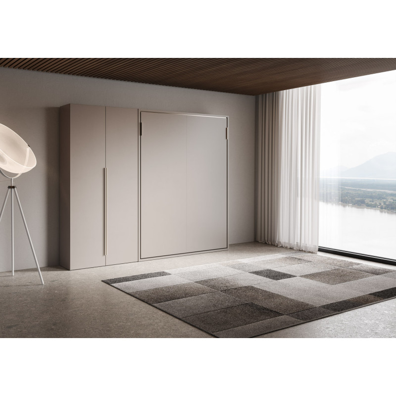 Letto matrimoniale a scomparsa 160 Versia con armadio sx 2 ante