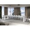 Tavolo allungabile 200/460x90 cm Roxell