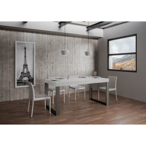 Tavolo allungabile 200/304x90 cm Tecno Premium telaio Antracite