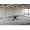 Tavolo allungabile 160/264x90 cm Volantis telaio Antracite