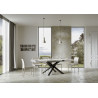 Tavolo allungabile 140/400x90 cm Volantis telaio Antracite