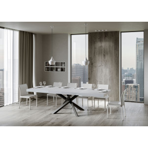 Zoom Tavolo allungabile 200/304x90 cm Volantis Premium telaio Antracite