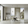 Tavolo allungabile 120/380x90 cm Volantis Premium telaio Antracite