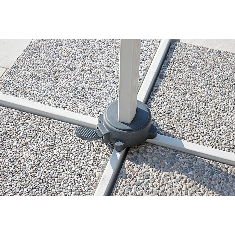 Ombrellone rettangolare Moia 3x4 m palo laterale giardino