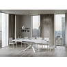 Tavolo allungabile 180/284x90 cm Volantis telaio Bianche