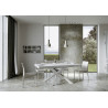 Tavolo allungabile 200/304x90 cm Volantis telaio Bianche