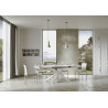 Tavolo allungabile 130/390x90 cm Volantis telaio Bianche