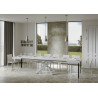 Tavolo allungabile 130/390x90 cm Volantis telaio Bianche