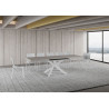 Tavolo allungabile 160/420x90 cm Volantis telaio Bianche