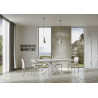 Tavolo allungabile 140/244x90 cm Volantis Premium telaio Bianche