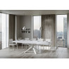 Tavolo allungabile 180/284x90 cm Volantis Premium telaio Bianche