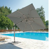 Ombrellone Moia quadrato 3x3 m palo laterale giardino