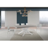Tavolo allungabile 200/304x90 cm Volantis Premium telaio Bianche