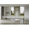 Tavolo allungabile 140/400x90 cm Volantis Premium telaio Bianche