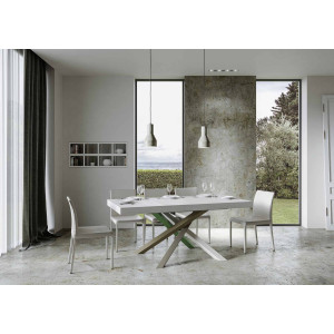 Tavolo allungabile 200/304x90 cm Volantis telaio Multicolore 4/A