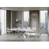 Tavolo allungabile 120/380x90 cm Volantis telaio Multicolore 4/A