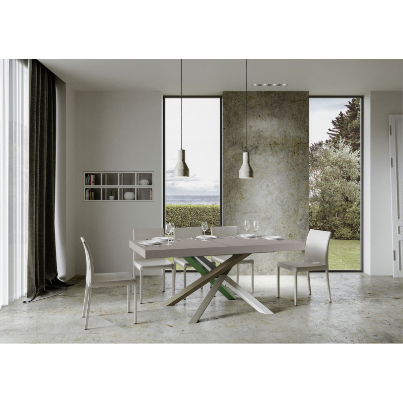 Tavolo allungabile 200/460x90 cm Volantis telaio Multicolore 4/A