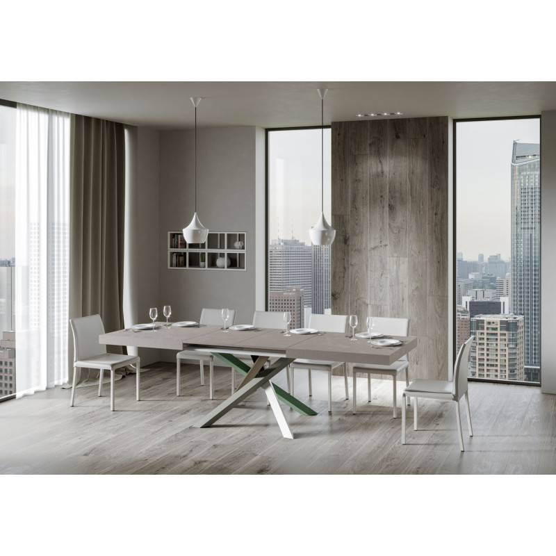 Tavolo allungabile 200/460x90 cm Volantis telaio Multicolore 4/A